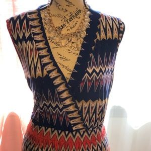 Chevron Maxi Dress
